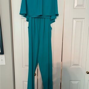Elegant Teal Jumpsuit
